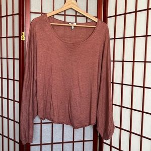 Joie Trip Dolman Sweater Mauve Pink Size Large